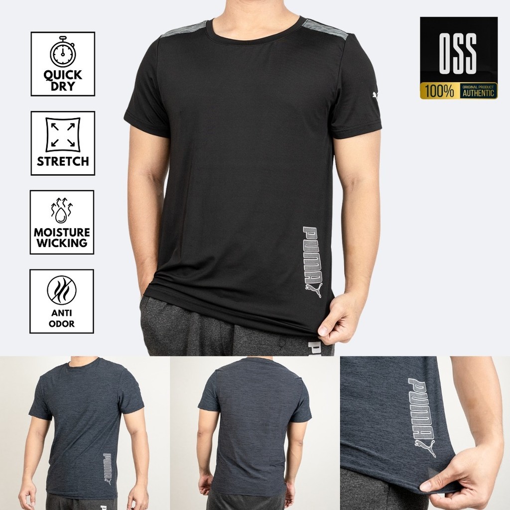 Kaos olahraga pria kaos gym pria kaos running pria PM