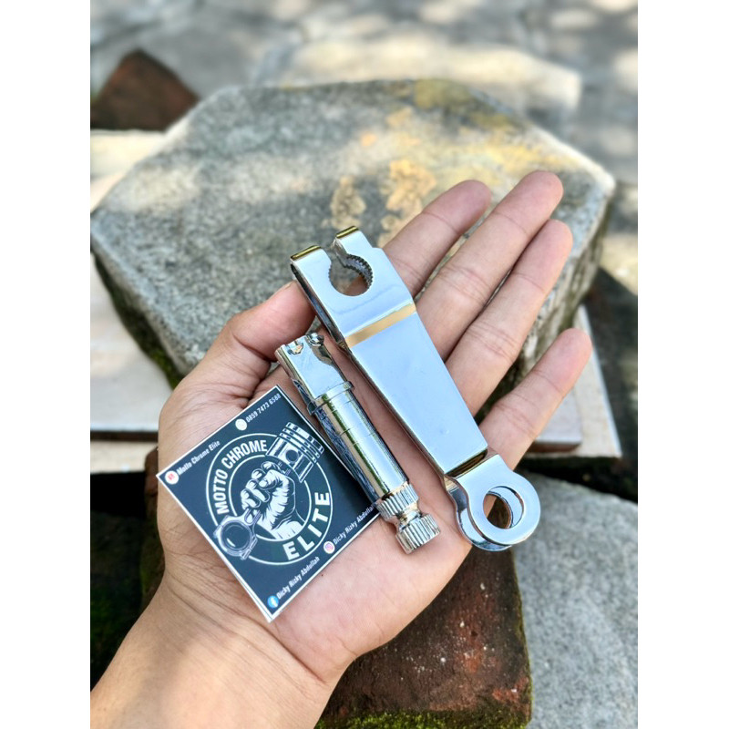 PAHA SET As Paha Rem gigi Belakang Honda Mega Pro - Megapro lama - Tiger - gl pro SUDAH CHROME