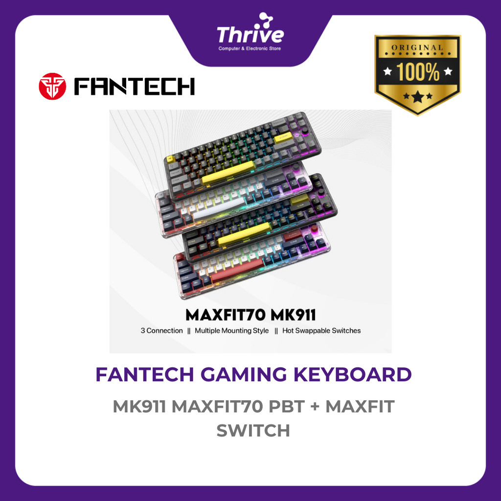 FANTECH MK911 MAXFIT70 PBT + MAXFIT SWITCH