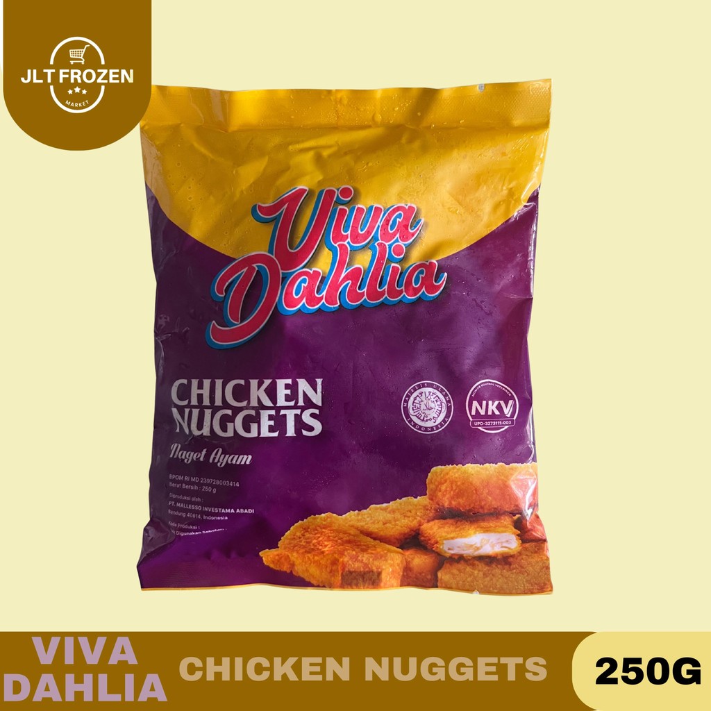 

Viva Dahlia Chicken Nugget 250g / Nuget / Naget / Nagget / Nuget Ayam /