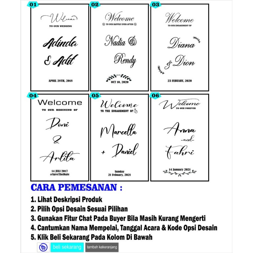 

Acrylic Wedding Sign / WELCOME BOARD / ACRYLIC WELCOME SIGN / SIGNAGE Best Product