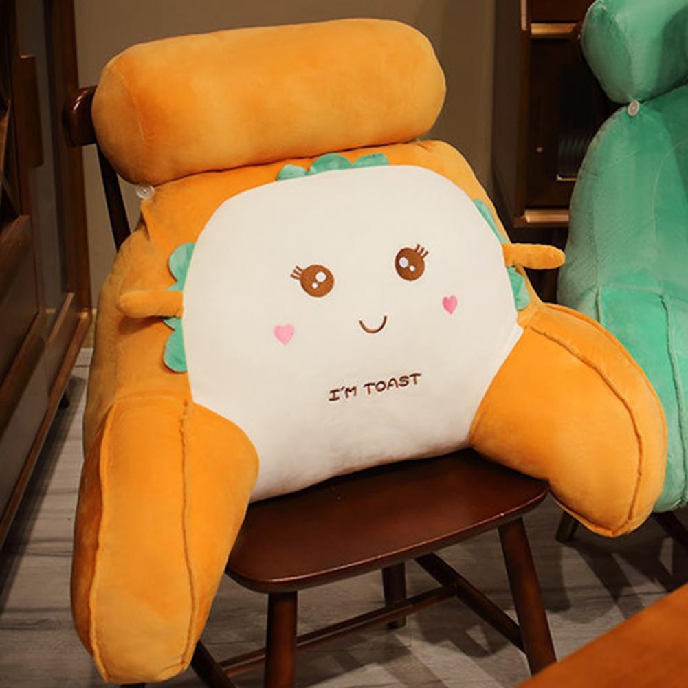 

Cartoon Shape Lumbar Support Pillow Soft Large Backrest Waist Cushion Bed Back Cushion Dormitory Seat Pillow