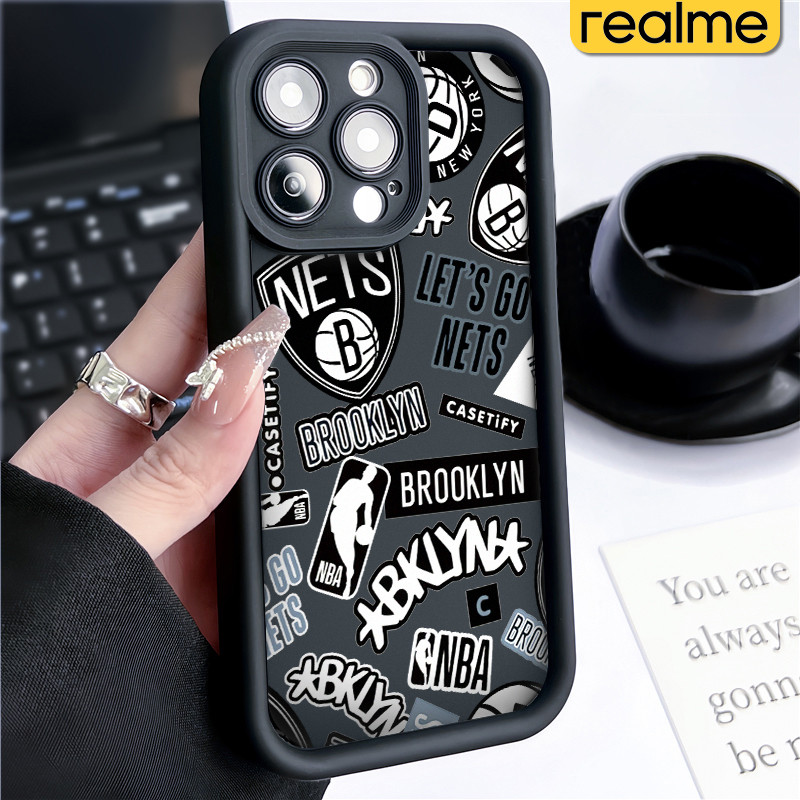 Tag Basket Keren Silicone Case Realme C53 C2 C15 C21Y C55 C35 C33 C31 C21 C30 C25 C20 C67 C11 Soft P