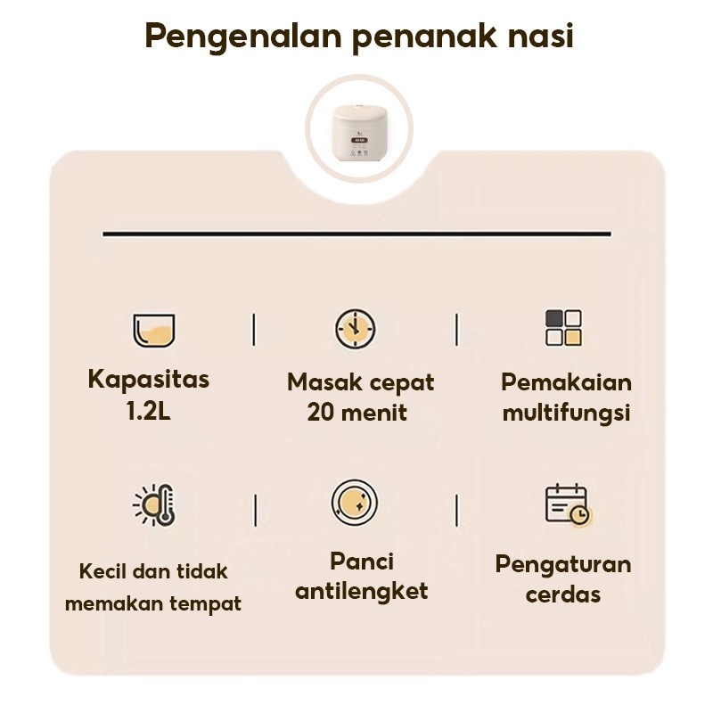 Han River Hrrc02Wt Rice Cooker/Magiccom 1.2L