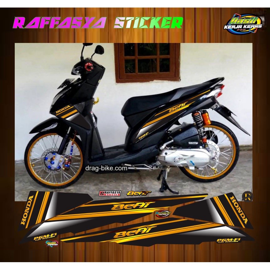 LIS STRIPING VARIASI BEAT FI LIS GOL STIKER VARIASI