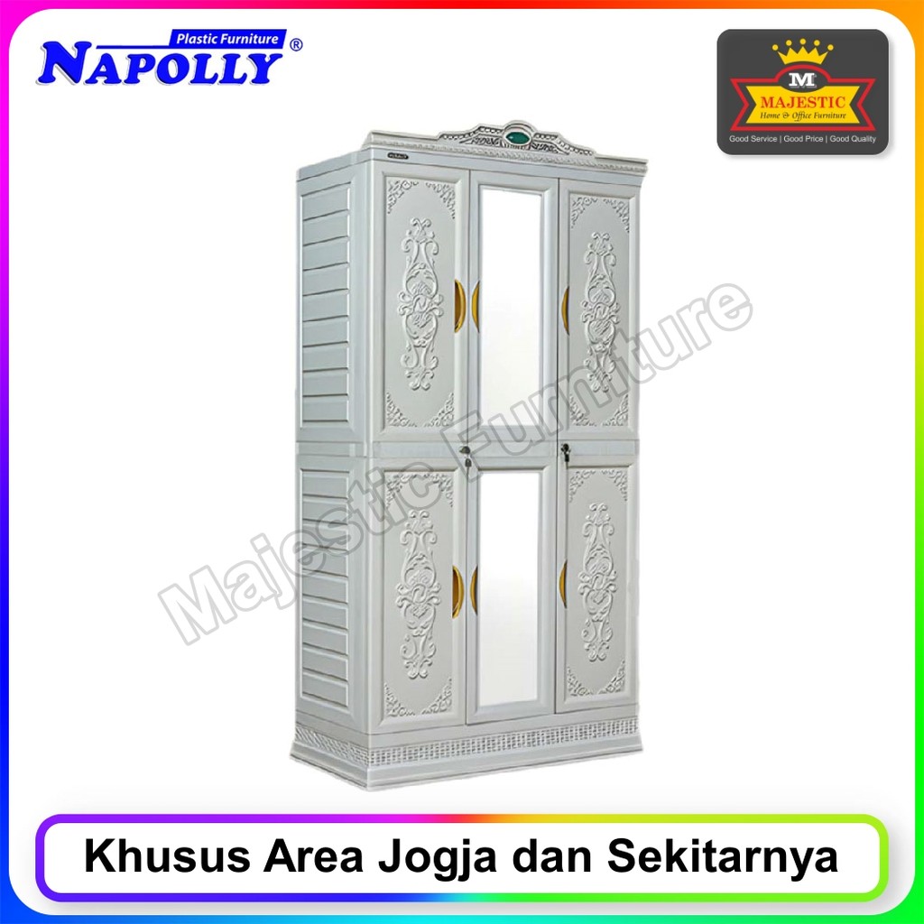 Lemari Plastik Napolly CABSULTA 388 (Jogja)
