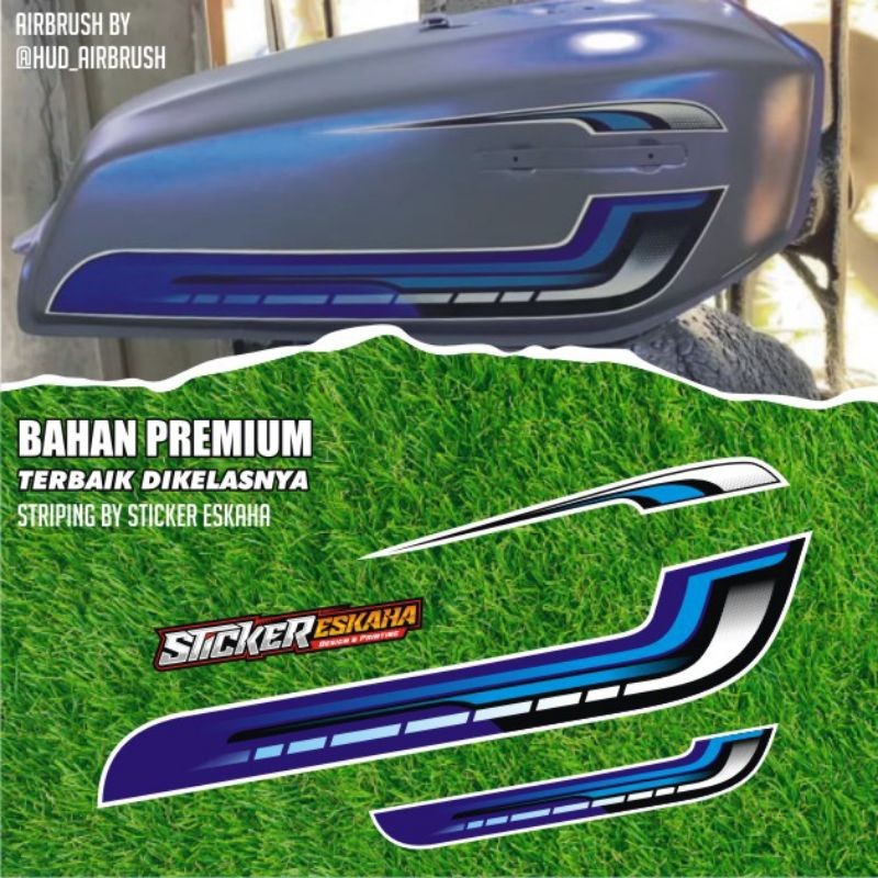 Striping GL Pro Max GL100 GL Cepek Airbrush Lembayung