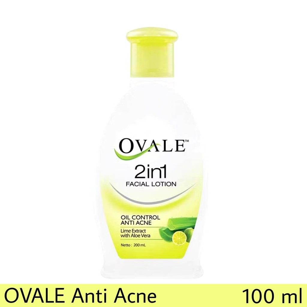 OVALE Face Lotion Pembersih Wajah 2in1 - RzQ Cosmetic's
