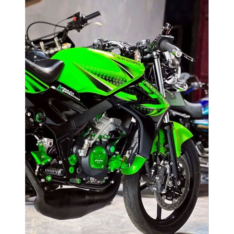 Striping Ninja ss Suriken Hijau 2012 hijau striping lis stiker standar Ori kawasaki ninja ss hijau 2