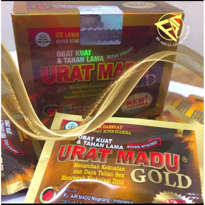 

Herbal Urat Madu Gold Original Sachetan, Penambah Stamina Pria 1 sacset