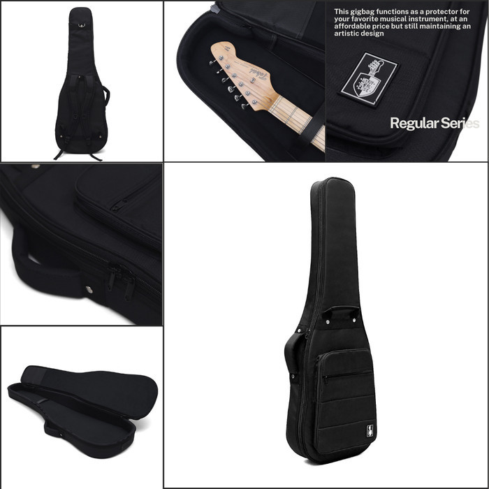 TAS GITAR / GIG BAG / SEMI HARDCASE GITAR ELEKTRIK HEAVY METAL