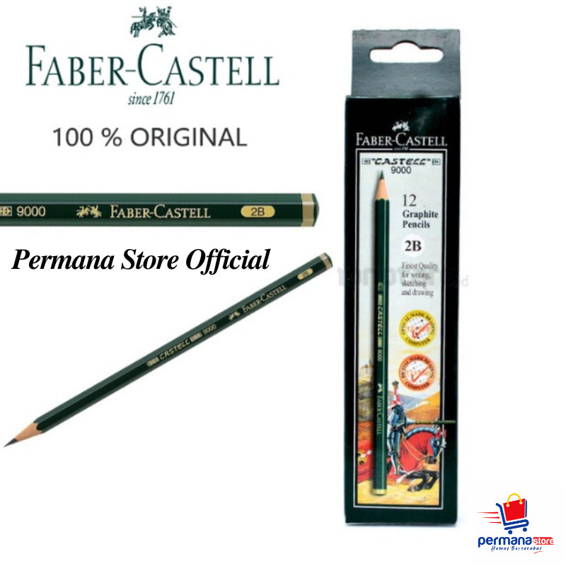 

Promo Harga Grosir Pensil 2B Faber Castell ( PACK ) Pensil Faber Castell 2B Kualitas Terbaik (1 pack isi 12pcs)