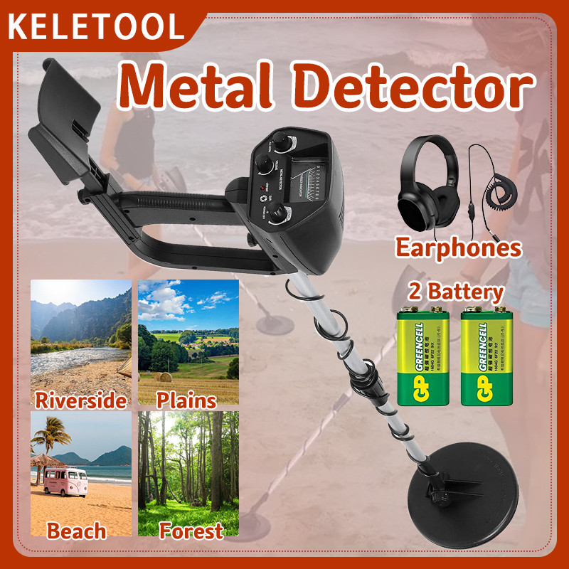 MD 4030 Metal Gold Detector sensitivitas tinggi Alat Pendeteksi Emas Logam Besi Dalam Bawah Tanah