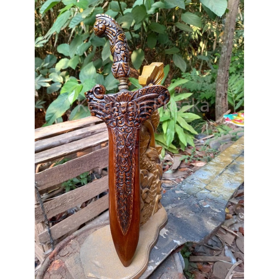 Warang Keris Bethok Ukiran Aluasan Finishing Free Lubang KJ765