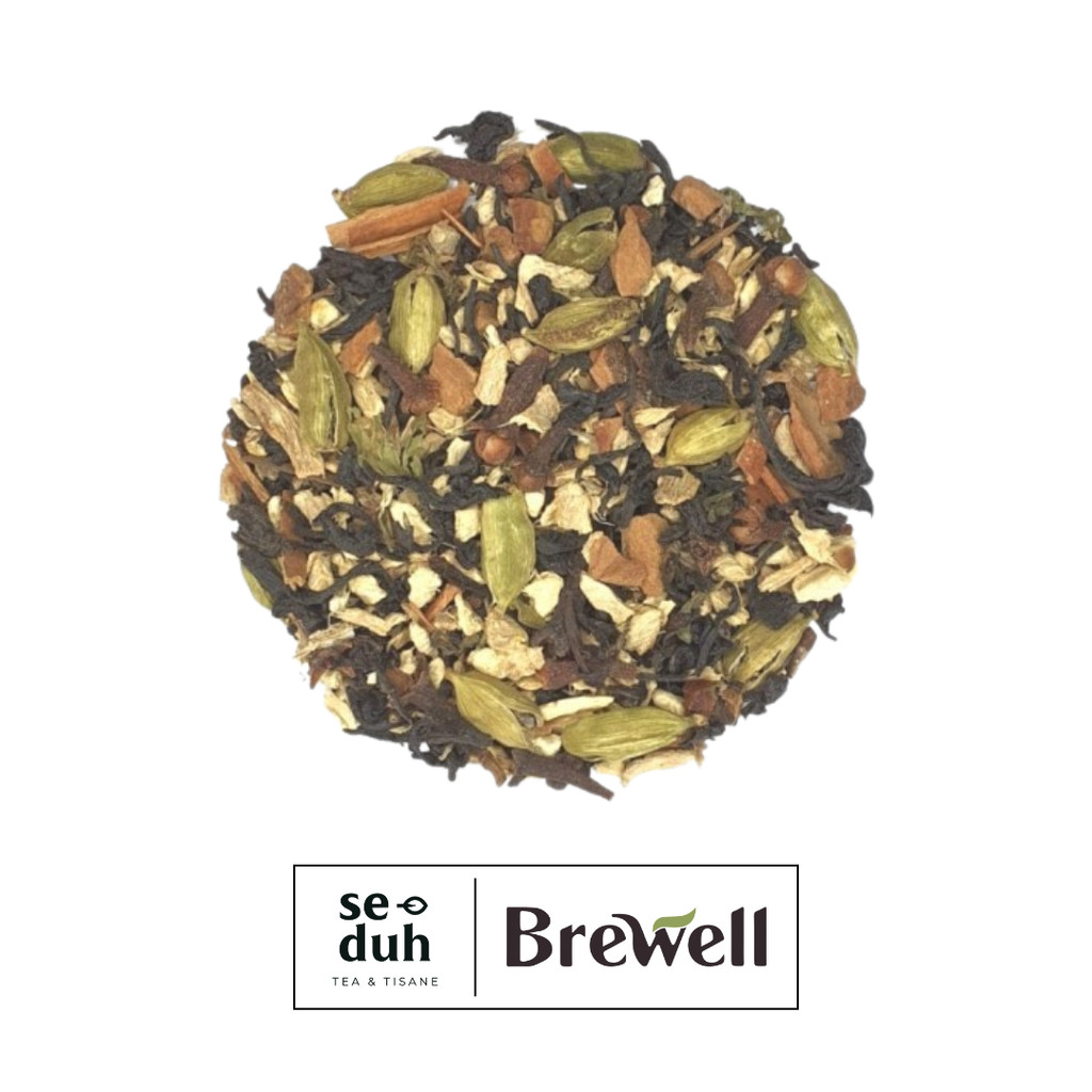 

MASALA CHAI Tea Blend - Black Tea with spices and stevia - 500 gram