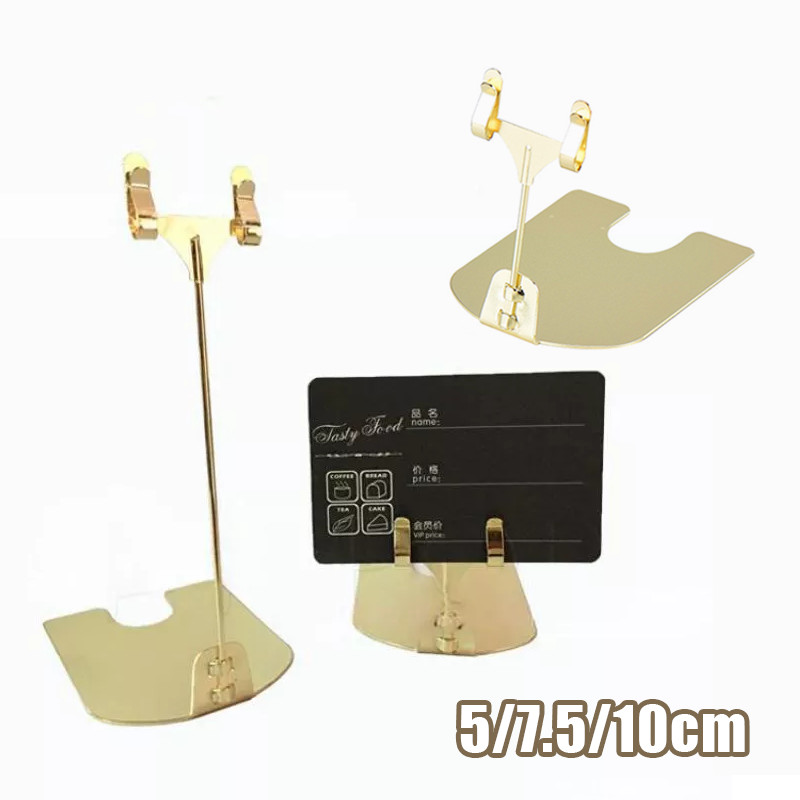 

Table Number Menu Stand Card Holder Tiang Nomor Meja Stainless Steel