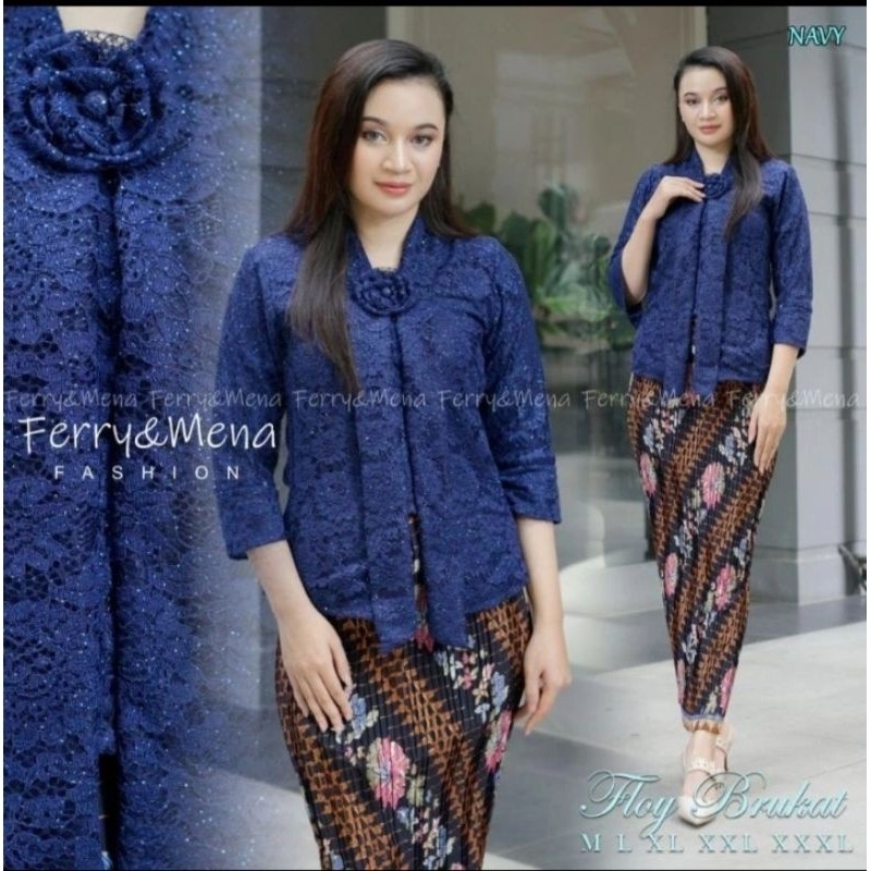 BAHAN PREMIUM / Kebaya Brokat Encim - Real Pict - Kebaya Premium - Kebaya Tradisional