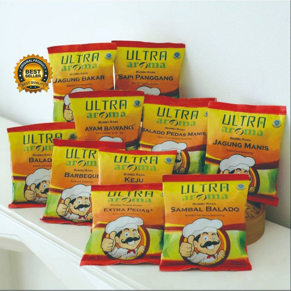 

Bumbu Tabur Aneka Rasa Ultra Aroma 100gr / Bumbu Tabur Ultra Aroma Aneka Rasa Banyak - ARFI