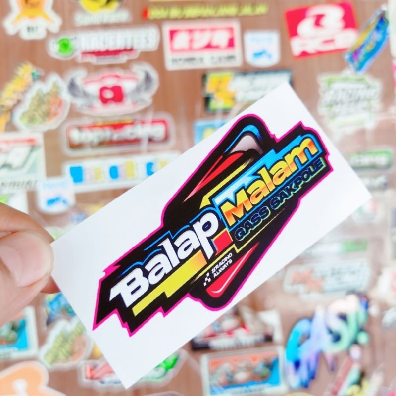 

stiker balap malam