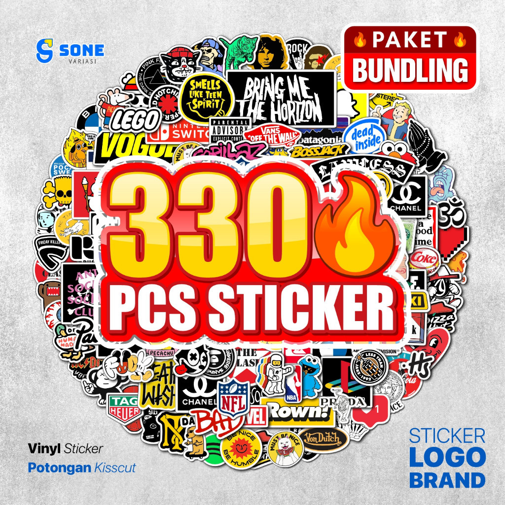 

Stiker Pack Hypebeast Aesthethic Vinyl Waterproof Sticker untuk Dekorasi Koper Laptop Casing Handphone