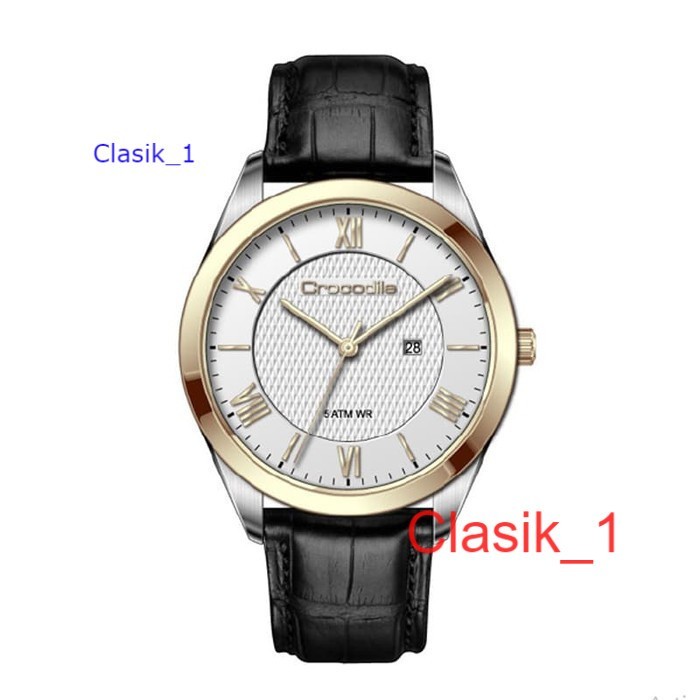 Original 100 Crocodile CF-002C24A Jam Tangan Wanita Analog  CF002 CF002C24A Garansi Resmi