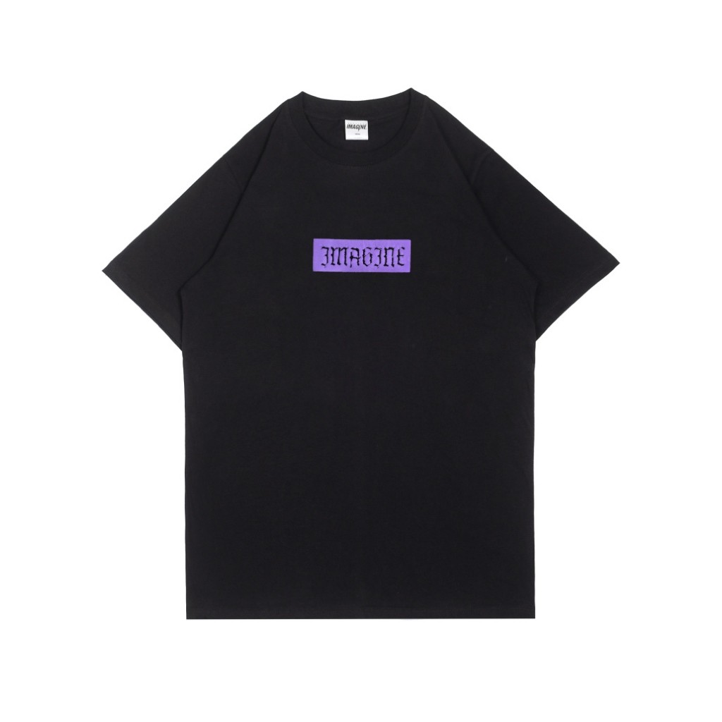 Imagineco Kaos Lengan Pendek Hitam "Violet"