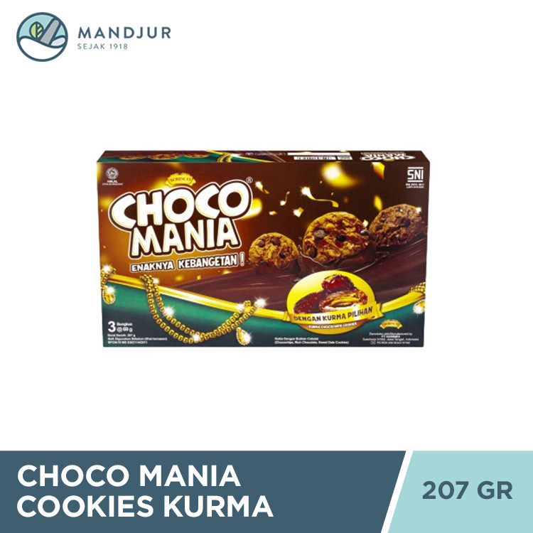 

Gimmick Choco Mania Cookies Kurma 207 Gr (3 x 69 Gr)