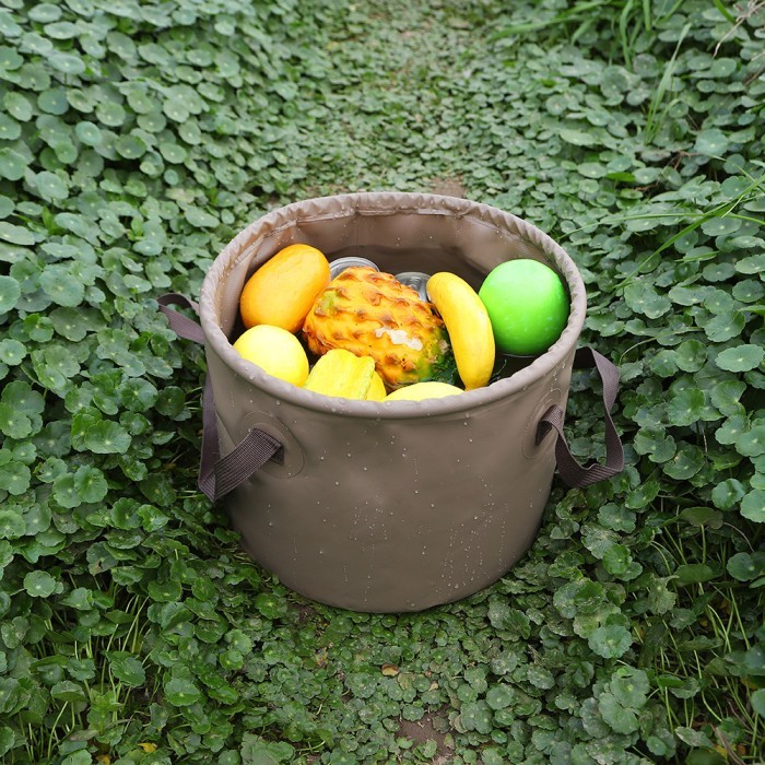 Ember Lipat Blackdog Round Folding Bucket Ember Air 20L BD-ST002 - Coklat Non Merk