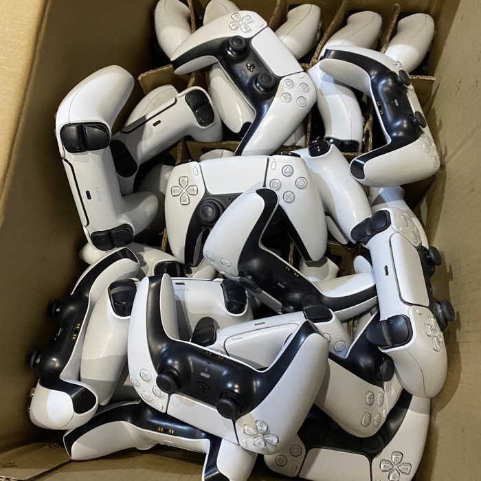 Terlaris  -Stik PS5 Dualsense5 original mesin second - Putih