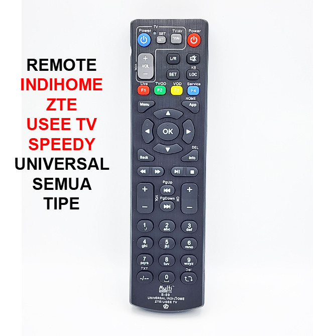Remote Plus Baterai Pengganti Untuk Indihome STB Speedy USEE TV Box