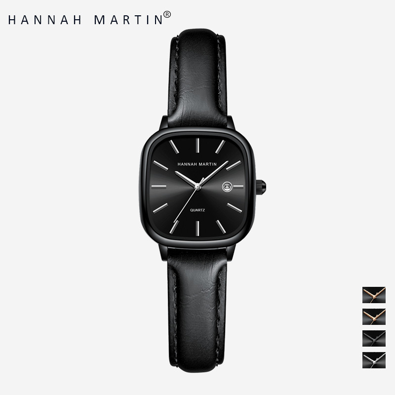 {TERLARIS] HANNAH MARTIN Jam Tangan Wanita 100% Original korea Korean Kekinian Cantik Model Terbaru 