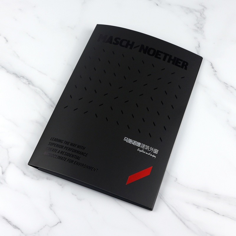 

custom.custom printed a5 a4 company office business presentation folder A4 A5 UV lamination folder printing