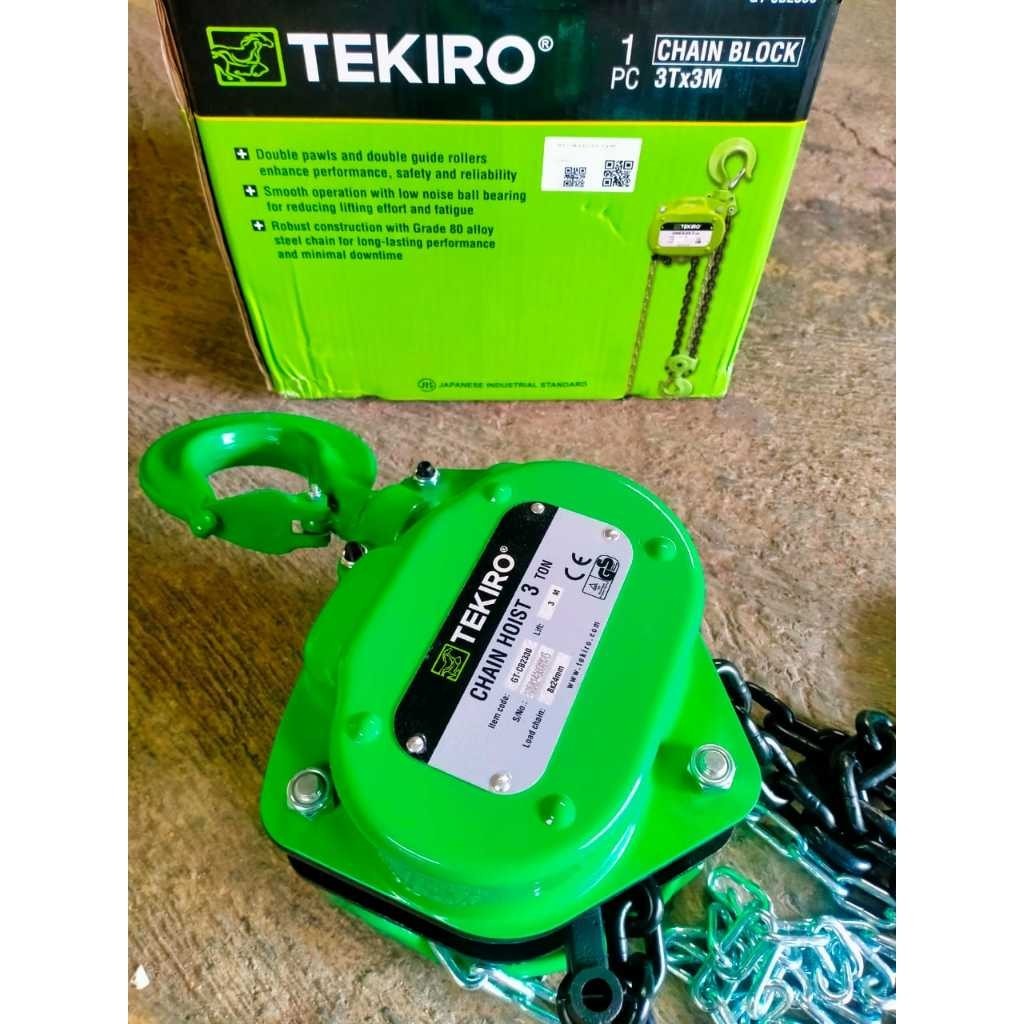 Chain Block 3 Ton TEKIRO Takel bersertifikat