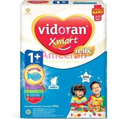 Vidoran Xmart 1 3 5 Vanila Madu 700GR 925GR Susu Formula Pertumbuhan Bayi Dan Anak