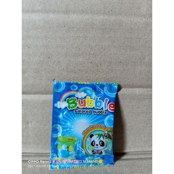 refill gelembung buble gun / isi ulang gelembung / bubble blessedness happy time kemasanan 10ml
