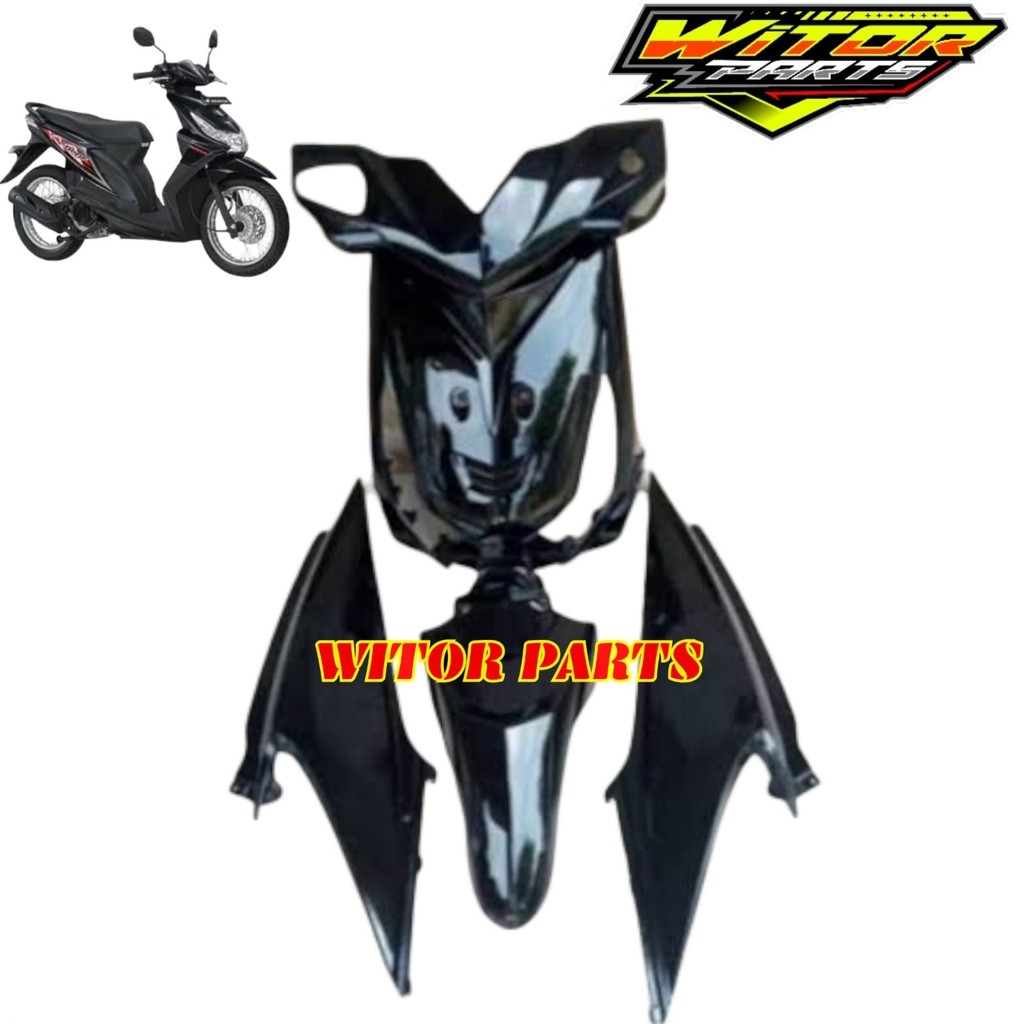 FULL BODY BEAT KARBU HITAM / FULL BODY HALUS BEAT KARBU HITAM 2010 2011 2012 / COVER BODI SET BEAT L