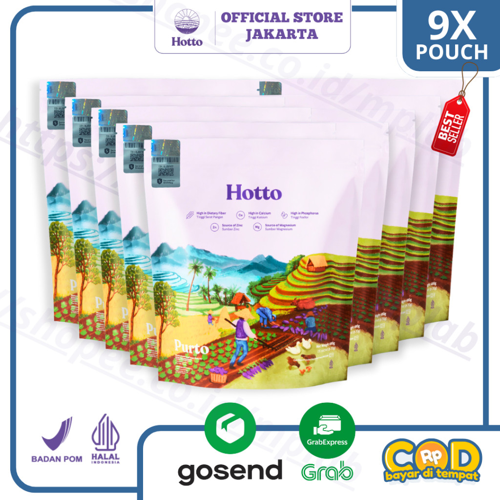 

DISKON BUNDLING!! Hotto Purto 9 Pouch (144 sachet)