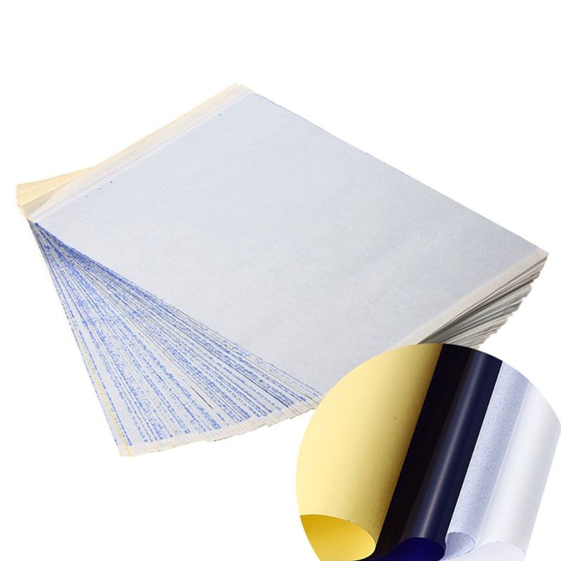 

Tattoo A4 Transfer Paper 100 Sheets Tattoo Transfer Paper Stencil Carbon Copier Spirit Stencil Carbon 4 Layers Thermal Paper