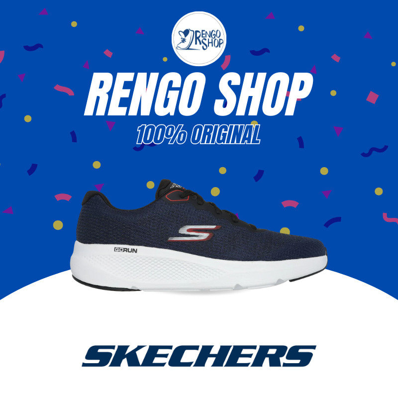 [Ori] Sepatu Running Pria Lari Skechers GO RUN Elevate 220334/NVRD