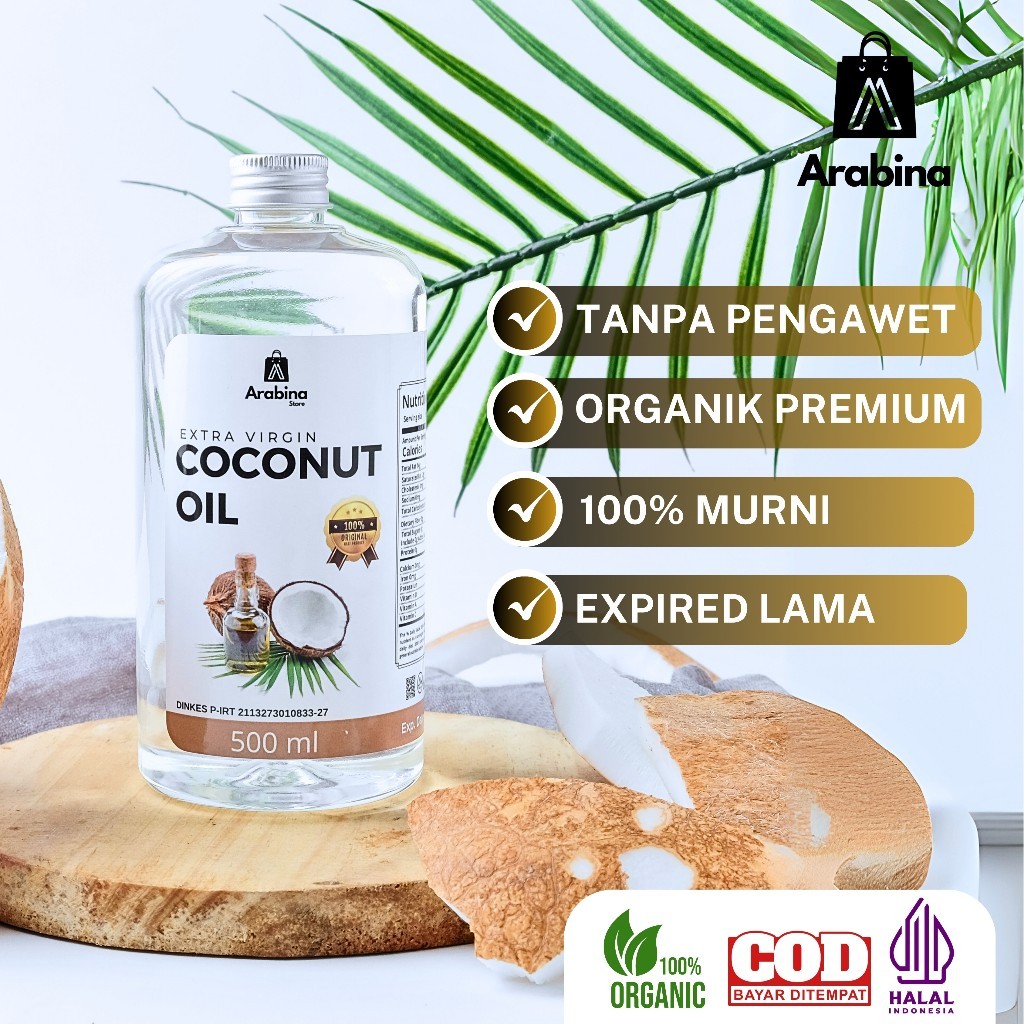 

Extra Virgin Coconut Oil Minyak Kelapa Asli Murni 500ml