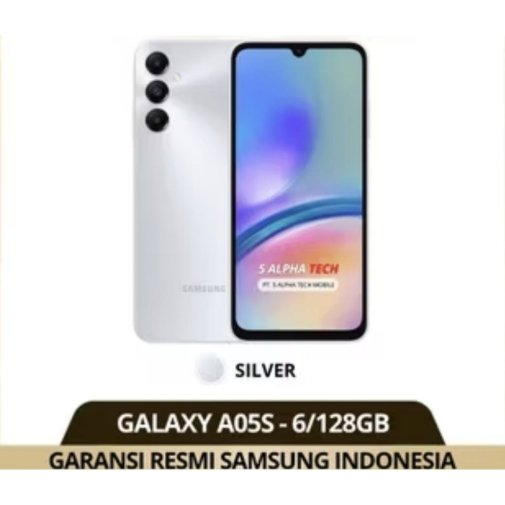 hp second samsung a05s versi ram 6 128gb original lengkap siap pakai
