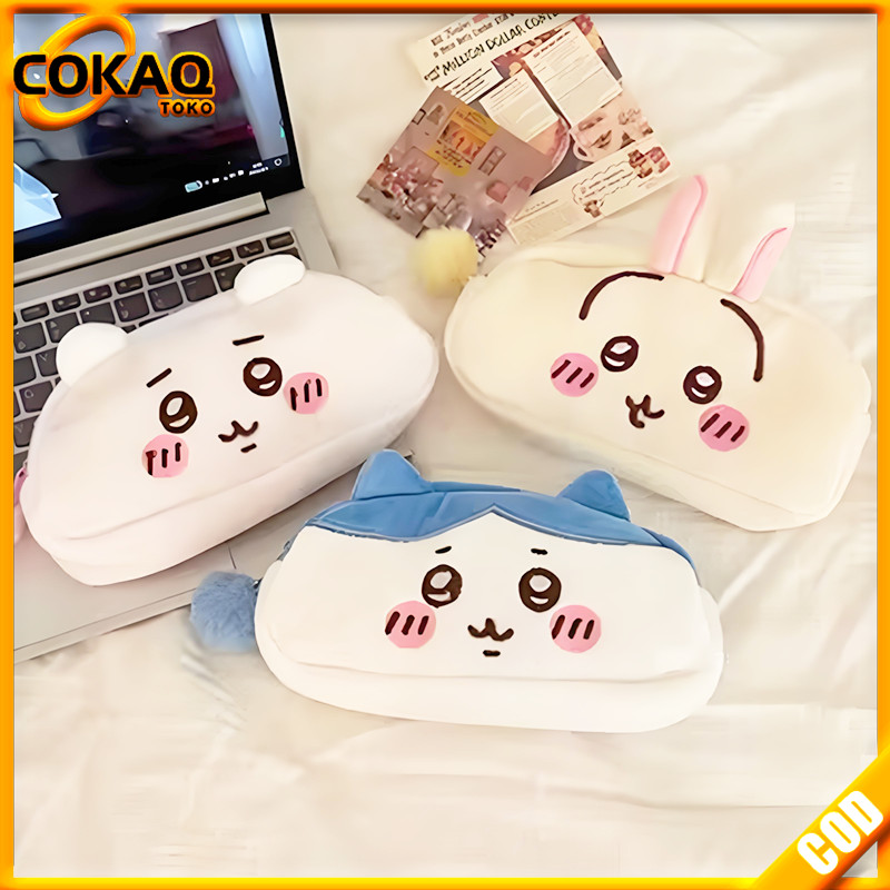 

COKAQ Tempat Pensil Boneka Bulu Lucu Tas Pena Kartun Lucu Tas Penyimpanan Kartun Berkapasitas Besar