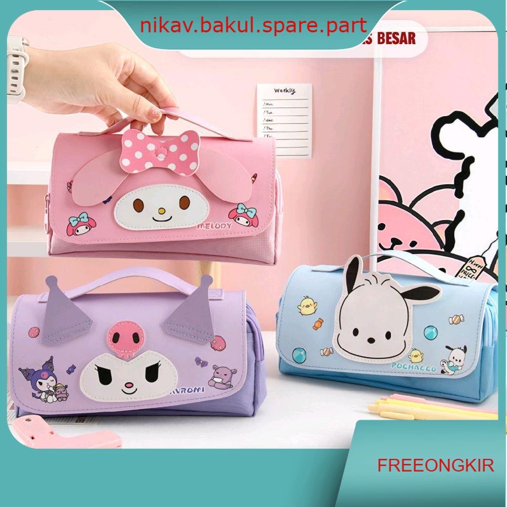 

Kotak Pensil 3D Motif Sanrio 2 Layer/Tempat Pensil kapasitas Besar