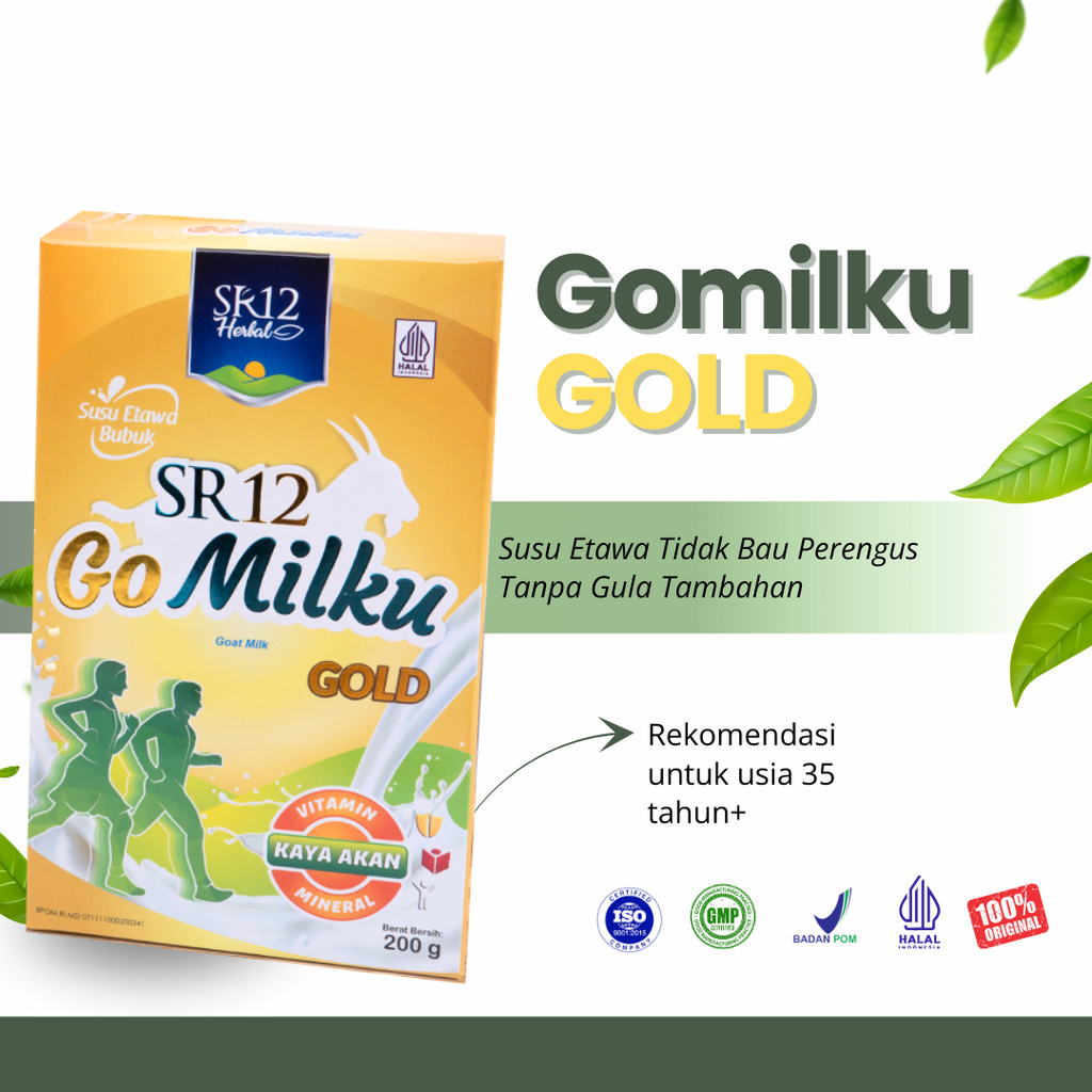 

Go Milku Gold SR12 Susu Kambing Etawa plus Jahe Bebas Gula Susu Etawa Khusus untuk Meningkatkan Kesehatan Tulang Dan Sendi