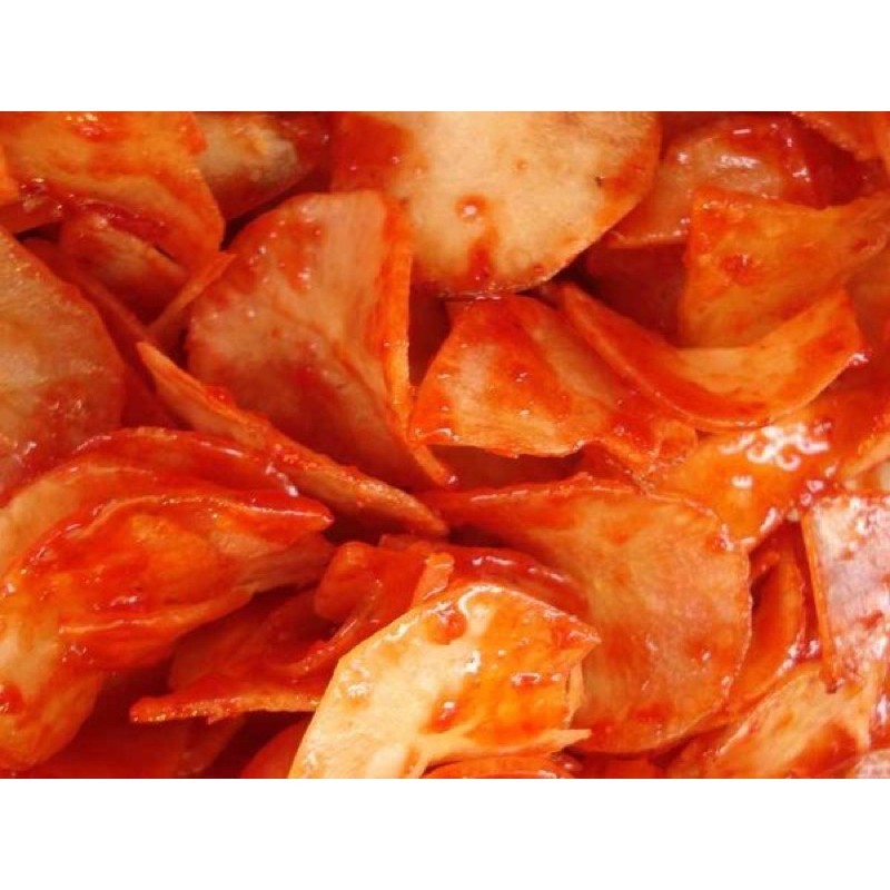 

SINGKONG PEDAS LENGKET 500gr PREMIUM (MERK NAGA LAUT) SINGKONG BALADO