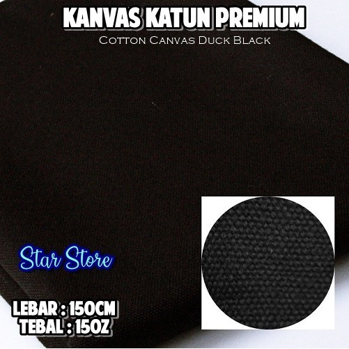 ✨LARIS✨ -Kain Canvas Cotton Duck / Katun Kanvas Tebal / Bahan Tas Kanvas - Natural