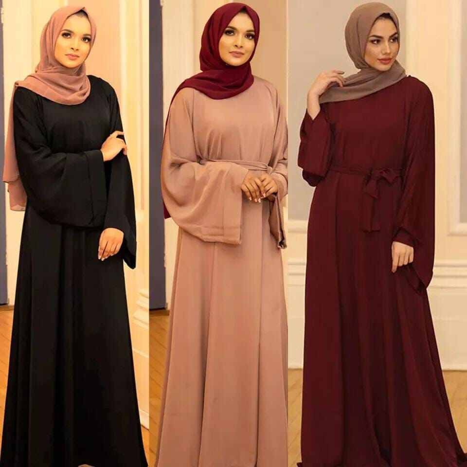 Abaya polos Latansya abaya shakila / abaya turki / abaya 2022 / gamis abaya kekinian / abaya hitam /