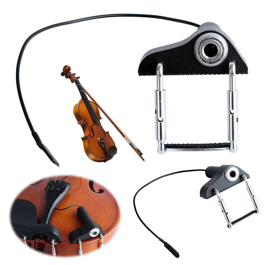 Violin Pickup Electronic Organ Pickup Easy To Mount Adjusting Placement Portable Viola Pickup Profes