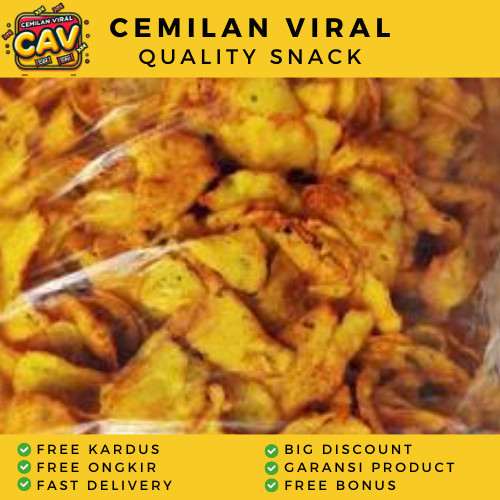 

CAV GEMBLONG SEBLAK 100gr Ketempling Pedas Kecimpring Pedas Comring Pedas Gemblong Kuningan