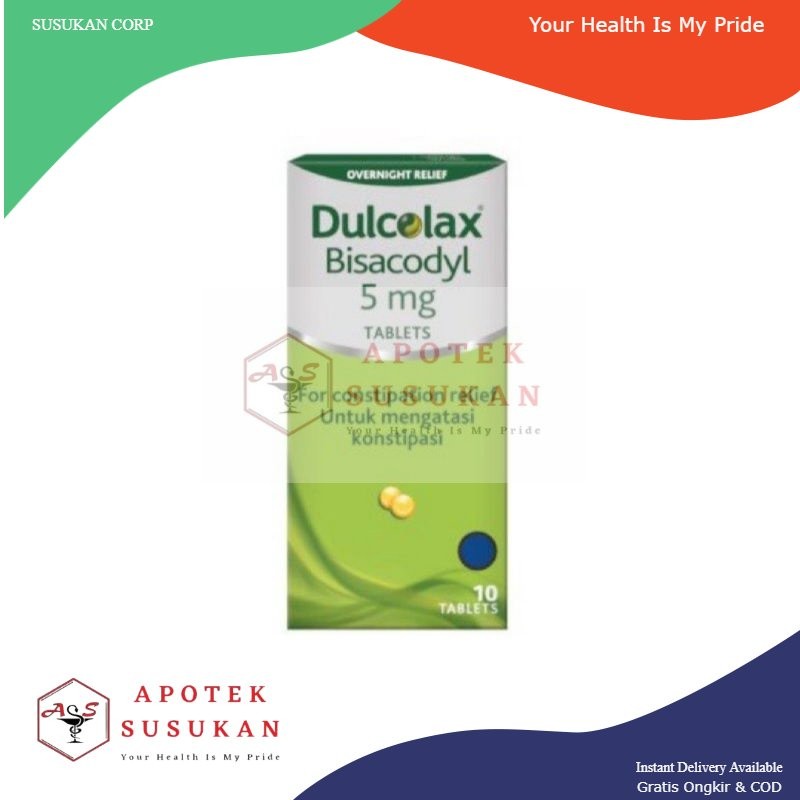 Dulcolax 10 Tablet Melancarkan BAB